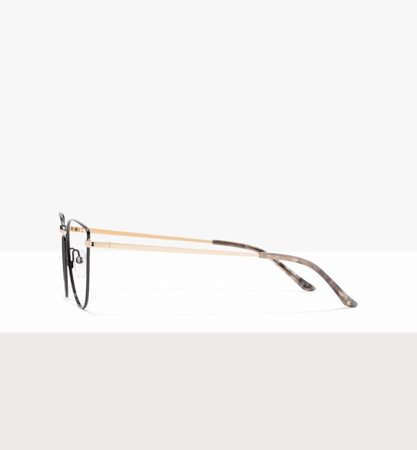 Solace Deep Gold - Prescription Eyeglasses by BonLook