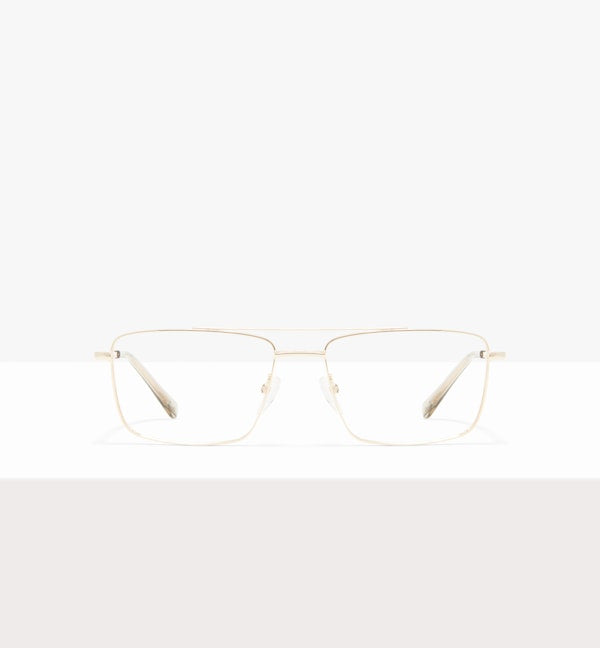 Decker Gold Prescription Eyeglasses by BonLook